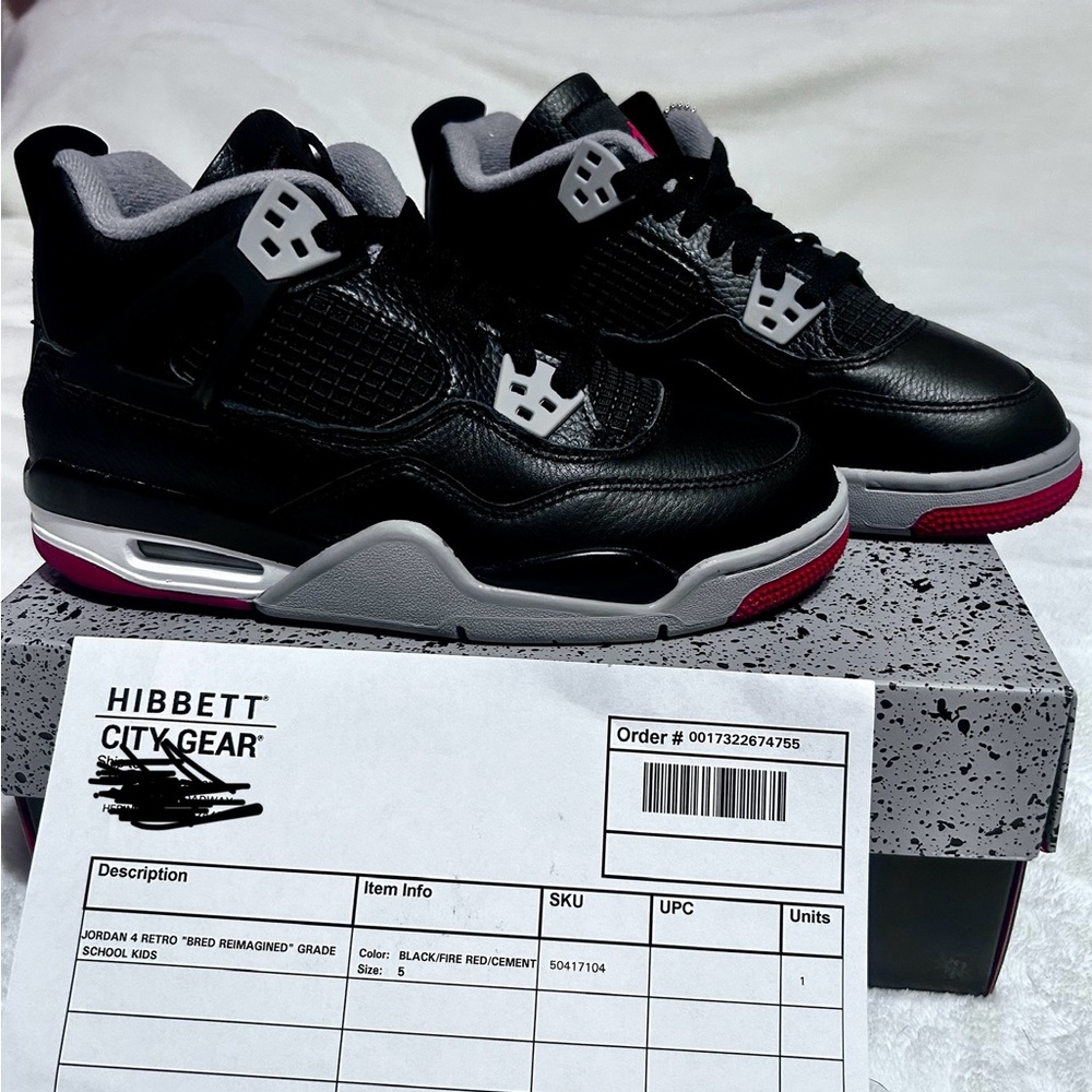 DEADSTOCK Air Jordan Bred Reimagined Size 5Y 👟👟❤️FITS WOMEN 6.5❤️👟👟